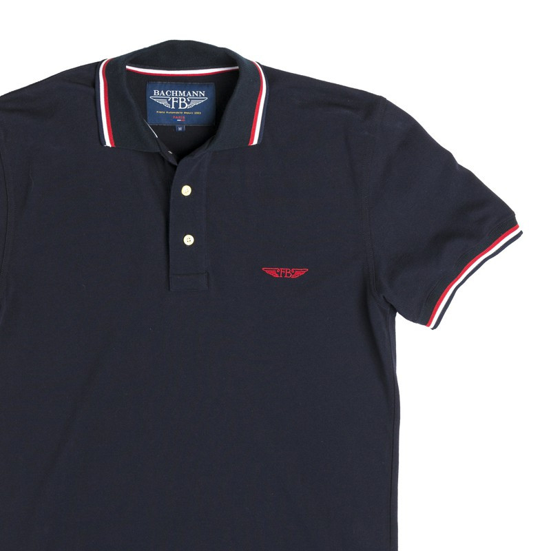 Polo tricolore de Lacoste