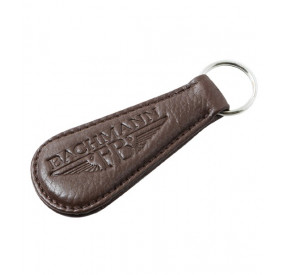 PORTE CLEFS EN CUIR MARRON