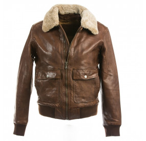 Blouson Aviateur Marron