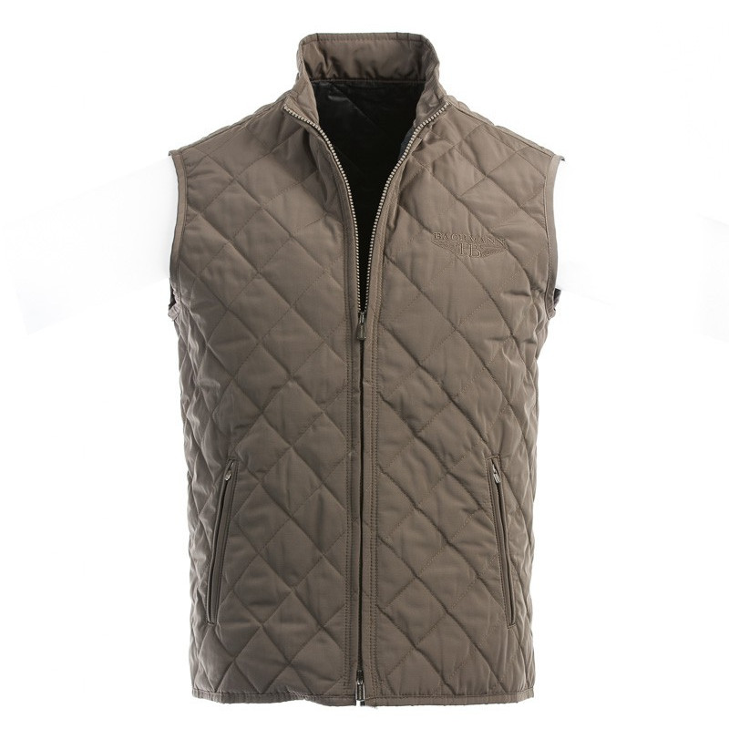mens quilted cardigan