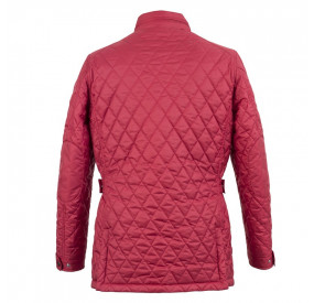 Veste matelassée Pilote rouge Ecussons