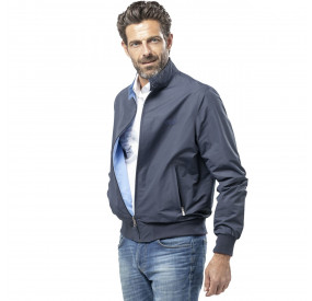 Blouson réversible ciel/marine