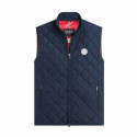 NAVY PILOT QUILTED CARDIGAN