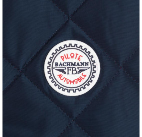 NAVY PILOT QUILTED CARDIGAN