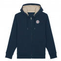 SWEAT MOLLETONNE CAPUCHE NAVY