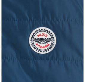 NAVY CARDIGAN WITH BLUE WHITE RED COLLAR