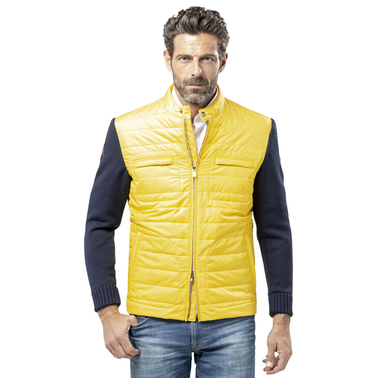 doudoune legere jaune