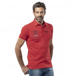 POLO ROUGE IMPRIME BRODE