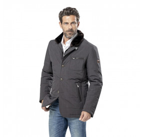 PARKA COL AMOVIBLE ANTHRACITE