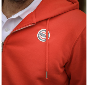 SWEAT A CAPUCHE ROUGE
