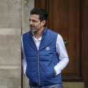 GILET BLEU MIAMI COL BLEU BLANC ROUGE