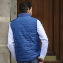 GILET BLEU MIAMI COL BLEU BLANC ROUGE