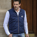 GILET MARINE COL BLEU BLANC ROUGE