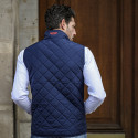 NAVY PILOT QUILTED CARDIGAN