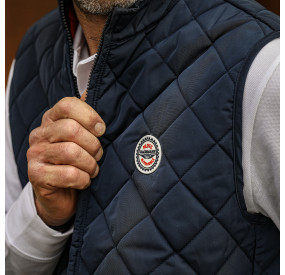 GILET MATELASSE MARINE PILOTE