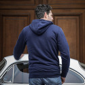 SWEAT MOLLETONNE CAPUCHE NAVY