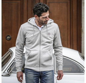 SWEAT-SHIRT A CAPUCHE GRIS