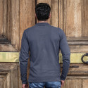 Grey Long sleeves polo