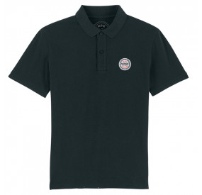 POLO BACHMANN COL SOUPLE NOIR