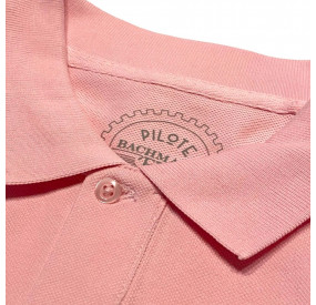 POLO BACHMANN COL SOUPLE ROSE