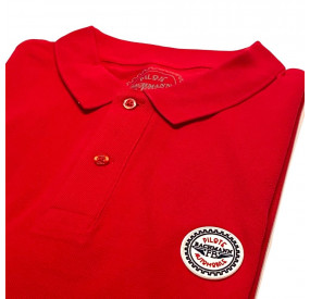 POLO BACHMANN COL SOUPLE ROUGE
