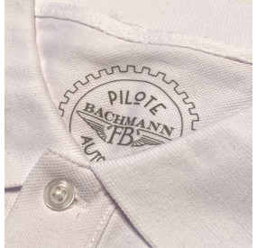 WHITE POLO SHIRT BACHMANN