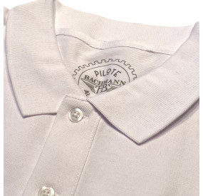 WHITE POLO SHIRT BACHMANN