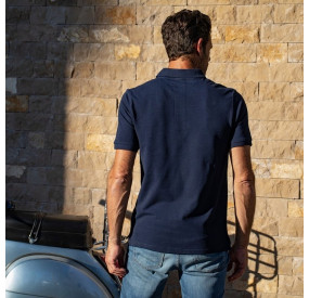 NAVY POLO SHIRT BACHMANN