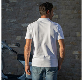 WHITE POLO SHIRT BACHMANN