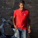 POLO BACHMANN COL SOUPLE ROUGE