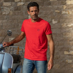 RED ROUND -NECK T-SHIRT BACHMANN