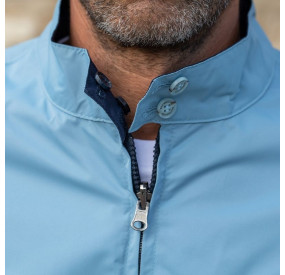 Blouson réversible ciel/marine