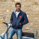 Blouson réversible ciel/marine