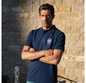 NAVY 3 CROWNS POLO SHIRT BACHMANN