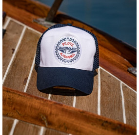 NAVY TRUCKER CAP