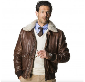 Blouson Aviateur Marron