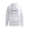 SWEAT-SHIRT A CAPUCHE BLANC PILOTE