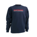 SWEAT-SHIRT COL ROND MARINE PILOTE