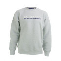 SWEAT-SHIRT COL ROND GRIS PILOTE