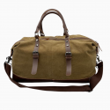 SAC TOILE ET CUIR MARRON ECUSSON 1923