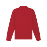 POLO MANCHES LONGUES ROUGE