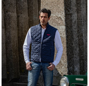 NAVY PADDED CARDIGAN FOR GENTLEMAN DRIVER