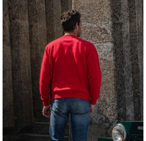 RED ROUND NECK SWEAT SHIRT