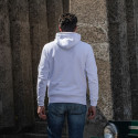 SWEAT-SHIRT A CAPUCHE BLANC PILOTE