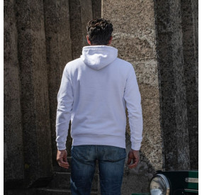 NAVY SWEAT SHIRT WITH CAPUCHE