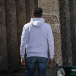 NAVY SWEAT SHIRT WITH CAPUCHE