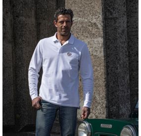 POLO MANCHES LONGUES BLANC