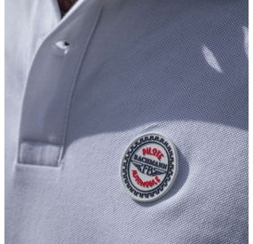 POLO MANCHES LONGUES BLANC