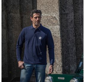 POLO MANCHES LONGUES MARINE