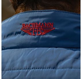 MIAMI BLUE CARDIGAN WITH BLUE WHITE RED COLLAR
